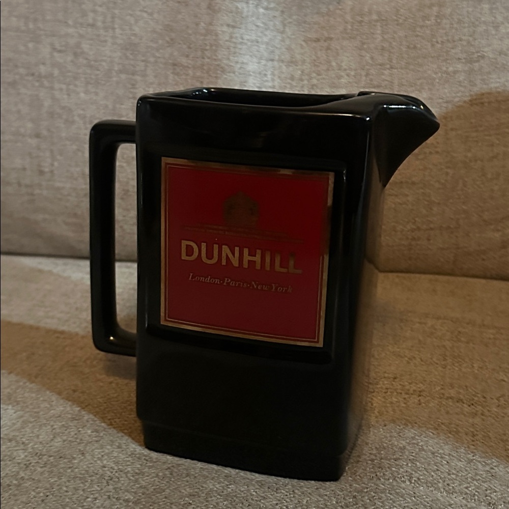 Vintage EUC English Dunhill Liquior Spirits or Water Decanter Pitcher